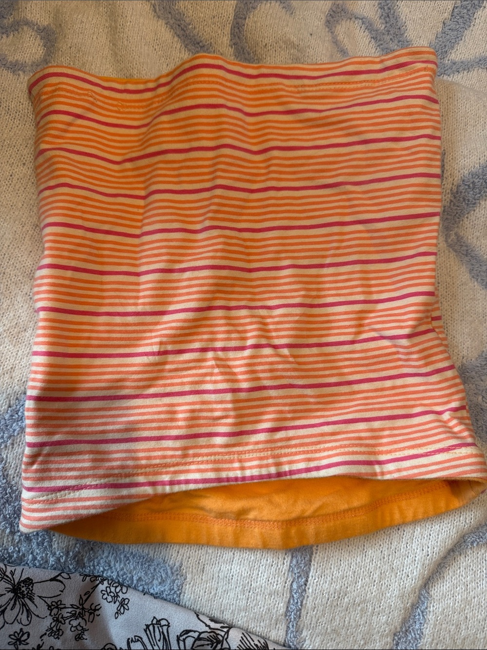 Striped Orange & Pink Tube Top American Eagle brand new never worn